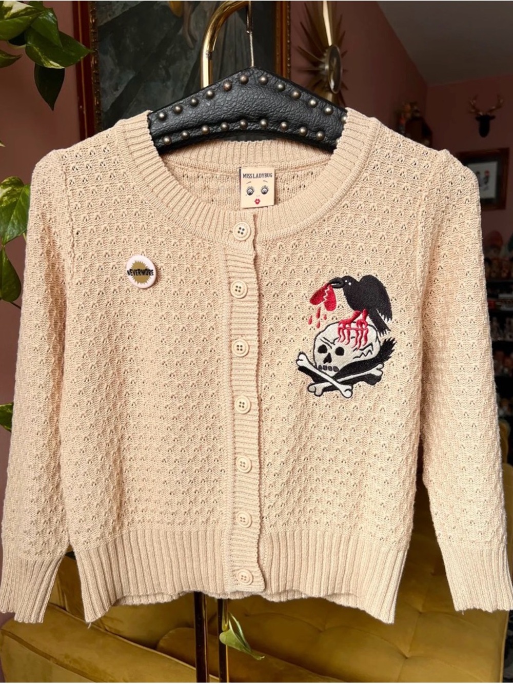 Miss Ladybug CA Nevermore Sweater!
